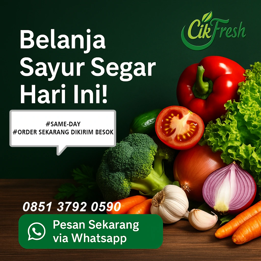 Supplier Sayuran Cikarang Bekasi 4 belanja sayun online di cikfresh via whatsapp
