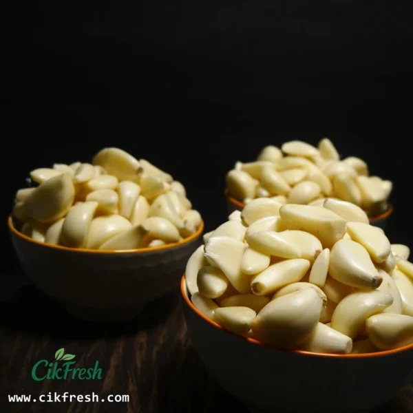 Bawang Putih Kupas Segar & Praktis Siap Pakai di Cikarang