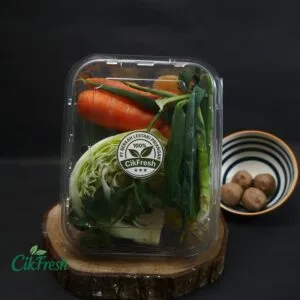 sayur pack sop topping bakso