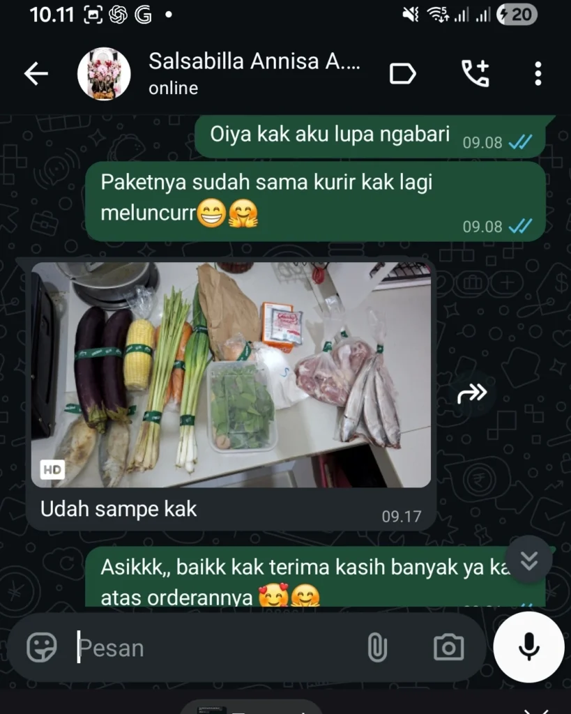 Belanja Sayur Online di Cikarang & Bekasi 15 2