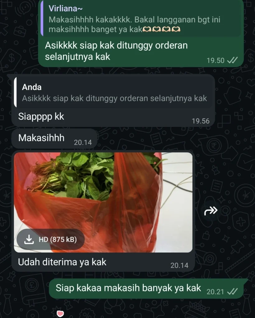 Belanja Sayur Online di Cikarang & Bekasi 25 9