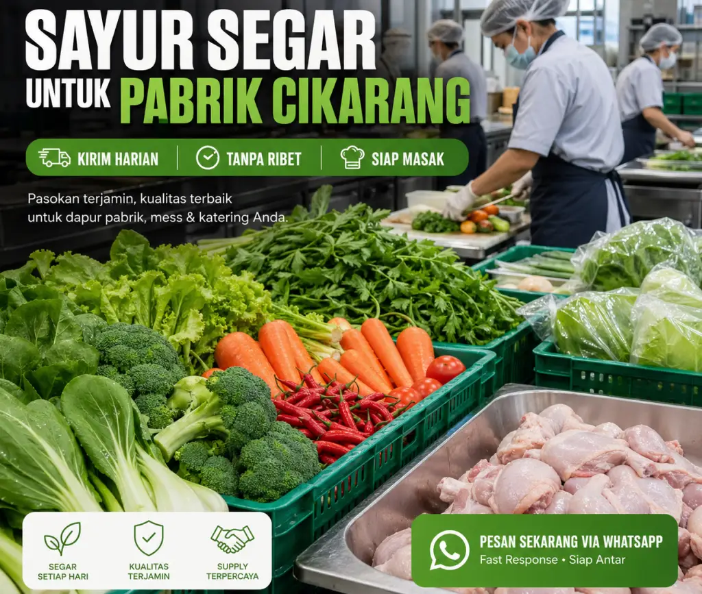bahan makanan segar jababeka siap antar